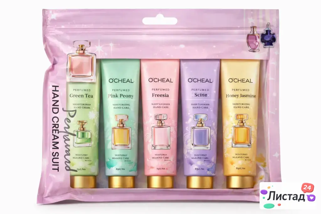 Парфюмированный набор кремов O’CHEAL 5 шт — Green Tea / Peony / Freesia / Jasmine 🌸