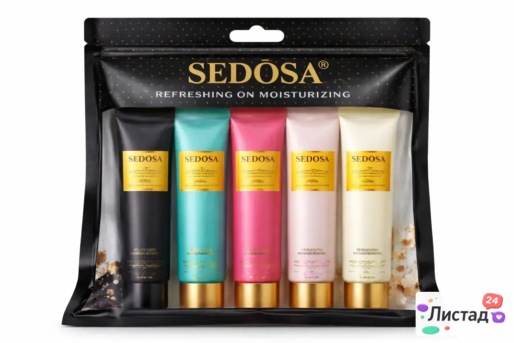 Набор кремов для рук SEDOSA 5-в-1 (активы: коллаген/гиалуронка/ниацинамид/ретинол/pro-xylane)
